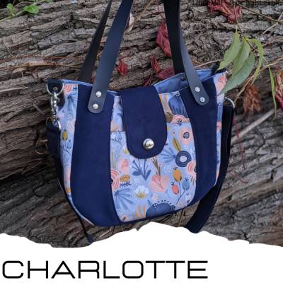 Ebook Tote Bag "Charlotte" - Anleitung und Schnittmuster