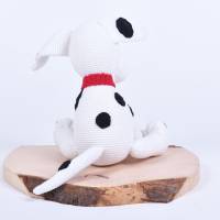 Handgefertigte gehäkeltes Kuscheltier Hund "LUKA" aus Baumwolle, süßer Dalmatiner, Geschenk zu Ostern,Geburtstag Bild 5