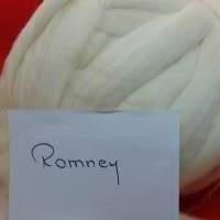50 Gramm Romney im Kammzug zum Spinnen, Filzen und Basteln. Bild 1