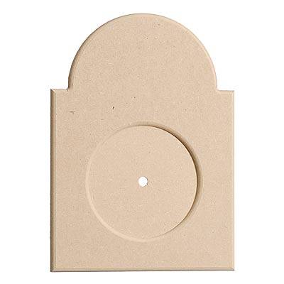 MDF Uhr-Rohling Wanduhr klassisch