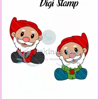 Digi-Stamp Zwerg-  digitaler Stempel - Sublimationsdruck