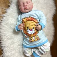2 teiliges Baby Set Löwe in der Größe 56-68 bestehend aus Pullover und Hose - Neugeborene Bild 2