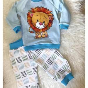 2 teiliges Baby Set Löwe in der Größe 56-68 bestehend aus Pullover und Hose - Neugeborene Bild 3