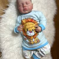 2 teiliges Baby Set Löwe in der Größe 56-68 bestehend aus Pullover und Hose - Neugeborene Bild 5