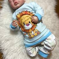 2 teiliges Baby Set Löwe in der Größe 56-68 bestehend aus Pullover und Hose - Neugeborene Bild 7