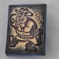 2 Vintage Stempel Disney Micky Maus Kater Karlo Bild 3