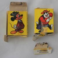 2 Vintage Stempel Disney Micky Maus Kater Karlo Bild 5