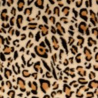 Fellimitat Leopard Fell Plüsch Webpelz beige (1m/12,-€) Bild 3