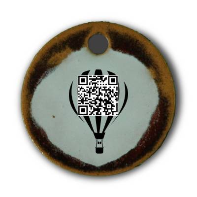 Personalisiertes QR-Code Schmuckstück Individualisierter Anhänger Visitenkarte Geschenk geheime Nachricht