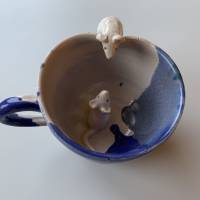 Linkshänder Mäusetasse, geeignet für Tee, Kaffee und andere heiße oder kalte Getränke, gut für Computerfreaks,für Mausi Bild 1