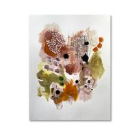 "Funkelnder Herbst" als Set mit 3 Bilder 24 x 32 cm Acrylbild auf Künstlerpapier Bild 6