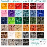 Bastelfilz "Kerstin" von Stofftreff Santi- 180 cm breit-1,5 mm Stärke-190 g/Qm-100 Prozent Polyester-25 cm Schr