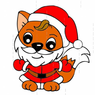 Plotterdatei Luke goes Christmas – DXF, SVG & PNG für Anfänger und Fortgeschrittene