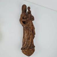 Schnitzerei Holzfigur Heiligenfigur - Maria mit Kind 50cm Bild 1