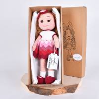 Handgefertigte gehäkelte Puppe "LISA" aus Baumwolle, Amigurumi handmade Mädchen Puppe, für Mädchen, Baby, zu Ost Bild 7