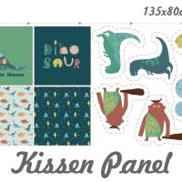 DIY Kissen Panel Dinosaurier Bild 1