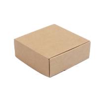 Schachtel Geschenkbox, Gastgeschenk Geschenke verpacken Gr.  9,5x9,5x3,5cm Faltschachteln Kraftpapier Adventskalender Bild 6
