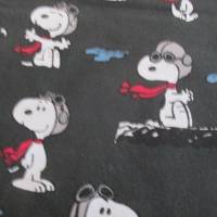 BIO - Jersey Baumwolljersey Snoopy, Peanuts - Pilot dunkelgrau Organic Cotton(1m/20,-€) Bild 4