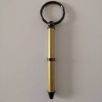 Rohling für Schlüsselanhänger Mini-Kugelschreiber gunmetal Bild 1