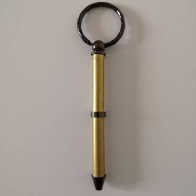 Rohling für Schlüsselanhänger Mini-Kugelschreiber gunmetal