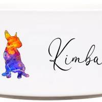 Keramik Futternapf BULLTERRIER ︎ personalisiert ︎ Hundenapf mit Name Bild 1