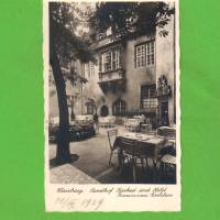 AK - Würzburg - Sandhof Kurbad und Hotel Renaissance Gärtchen - 1939 Bild 1