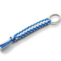 Schlüsselanhänger Taschenbaumler Taschenanhänger in typischen Vereinsfarben **Blau Weiß** Bild 1