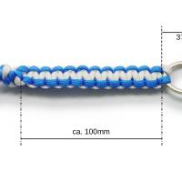 Schlüsselanhänger Taschenbaumler Taschenanhänger in typischen Vereinsfarben **Blau Weiß** Bild 5