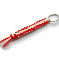 Schlüsselanhänger Taschenbaumler Taschenanhänger in typischen Vereinsfarben **Rot Weiß** Bild 1