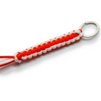 Schlüsselanhänger Taschenbaumler Taschenanhänger in typischen Vereinsfarben **Rot Weiß** Bild 2