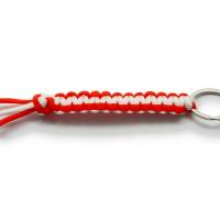 Schlüsselanhänger Taschenbaumler Taschenanhänger in typischen Vereinsfarben **Rot Weiß** Bild 3