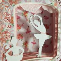 Grußkarte für die kleine Tanzmaus Ballett Ballerina Tänzerin Glückwünsche für Mädchen  Tanzprüfung rosa Bild 3