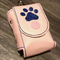 Poopie Bag - Aufbewahrungstäschchen für Hunde-Kackbeutel in Pink-Blau Bild 1