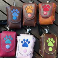 Poopie Bag - Aufbewahrungstäschchen für Hunde-Kackbeutel in Pink-Blau Bild 3
