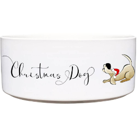 Keramik Futternapf CHRISTMAS DOG