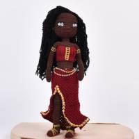 Amigurumi handgefertigte und gehäkelte Puppe MALEIKA, Geschenk zum Geburtstag oder Ostern Bild 1