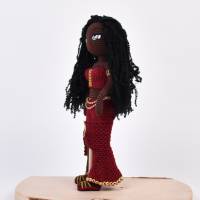 Amigurumi handgefertigte und gehäkelte Puppe MALEIKA, Geschenk zum Geburtstag oder Ostern Bild 2