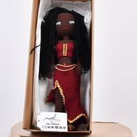 Amigurumi handgefertigte und gehäkelte Puppe MALEIKA, Geschenk zum Geburtstag oder Ostern Bild 7