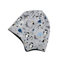 Baby Jungen Beanie Mütze mit Ohrenschutz Loop Set "Süße Polar Freunde" in allen Größen Winter Herbst Bild 2