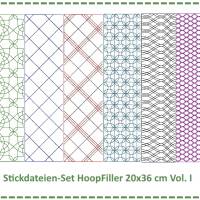 Stickdateien Set HoopFiller 20x36 Vol. I Bild 1