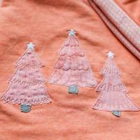 Digitale Stickdatei Christmas Trees Doodle 10x10 - 20x30 cm (4x4 - 8x12") Stickrahmen Bild 8