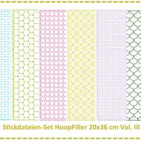 Stickdateien Set HoopFiller 20x36 Vol. III Bild 1