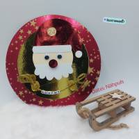Adventskalender Drehkalender Weihnachtsmann Plotterdatei Bastelanleitung Bild 3