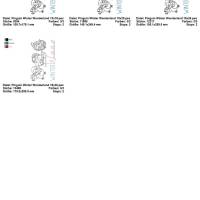 Digitale Stickdatei Winter Wonderland Blackwork 13x18 - 18x30 Bild 2