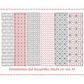 Stickdateien Set HoopFiller 20x36 Vol. IV