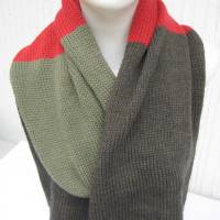 Männerschal Damenschal gestrickter Schal mit Alpaka ➜ Bild 1