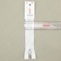 Hosenreißverschluss nicht teilbar Kunststoff Zipper nähen 1 Stück weiß Bild 3