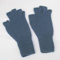 Marktfrauenhandschuhe Fingerhandschuhe ohne Kuppen in Rauchblau Größe L ➜ Bild 3