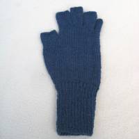 Marktfrauenhandschuhe Fingerhandschuhe ohne Kuppen in Rauchblau Größe L ➜ Bild 4