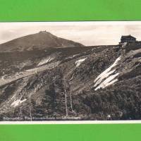 AK - Riesengebirge - Prinz-Heinrich-Baude mit Schneekoppe - 20er Jahre Bild 1